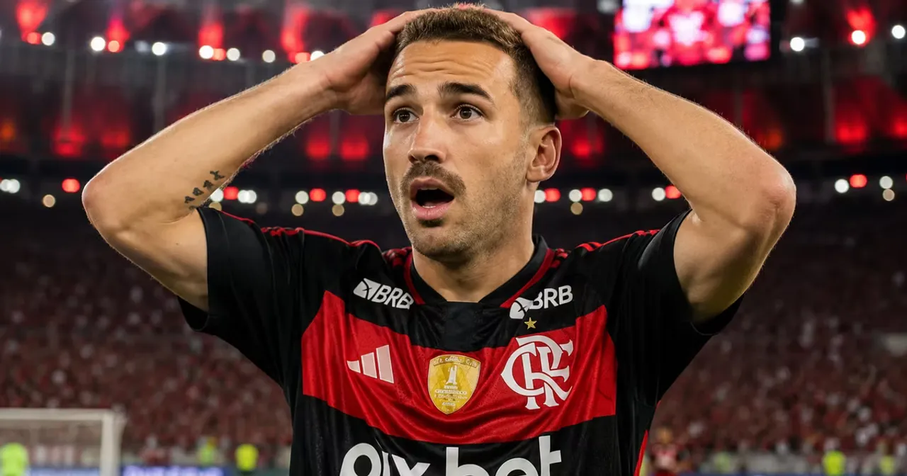 Léo Ortiz em ação pelo Flamengo em notícia sobre possível venda na janela
